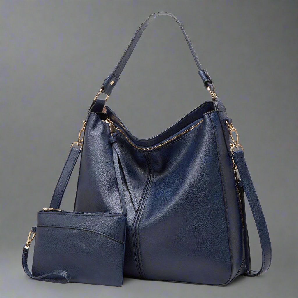 Karin | Elegant Läderhandväska Dam – Rymlig Design Med Flera Fack 24