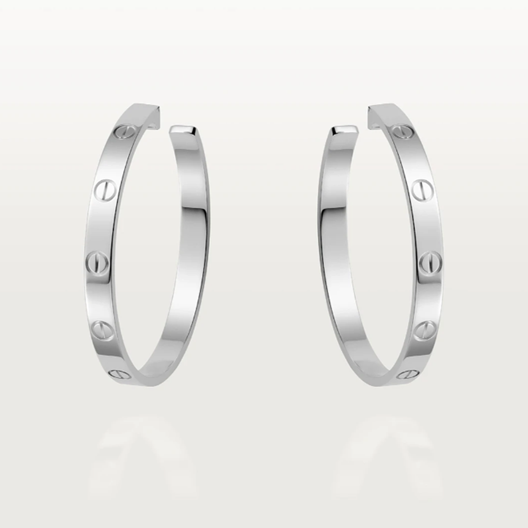 Gold Hoop Earrings - Elegant 18k Gold & Sterling Silver Design for Women-5