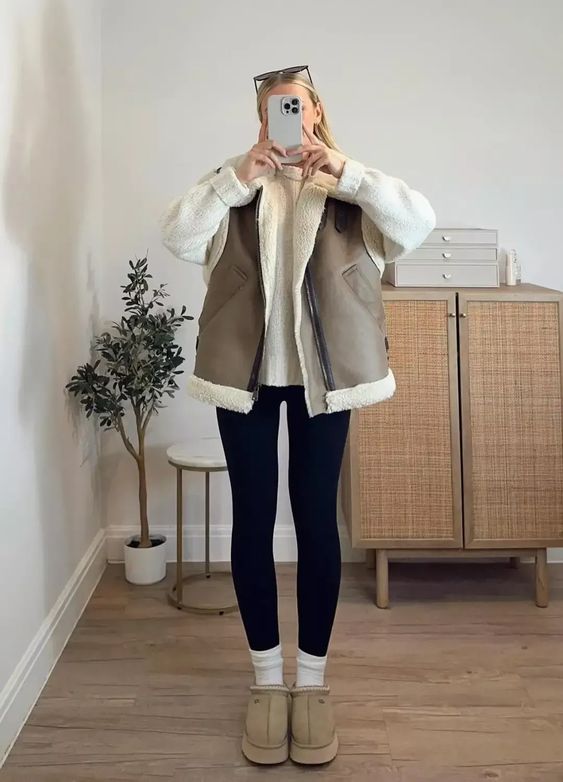 Fatima | Elegant Suede Body Warmer – För Stil Och Komfort 6