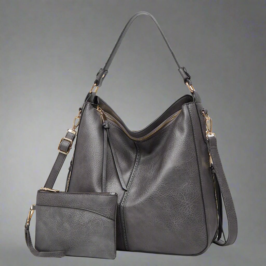 Karin | Elegant Läderhandväska Dam – Rymlig Design Med Flera Fack 20