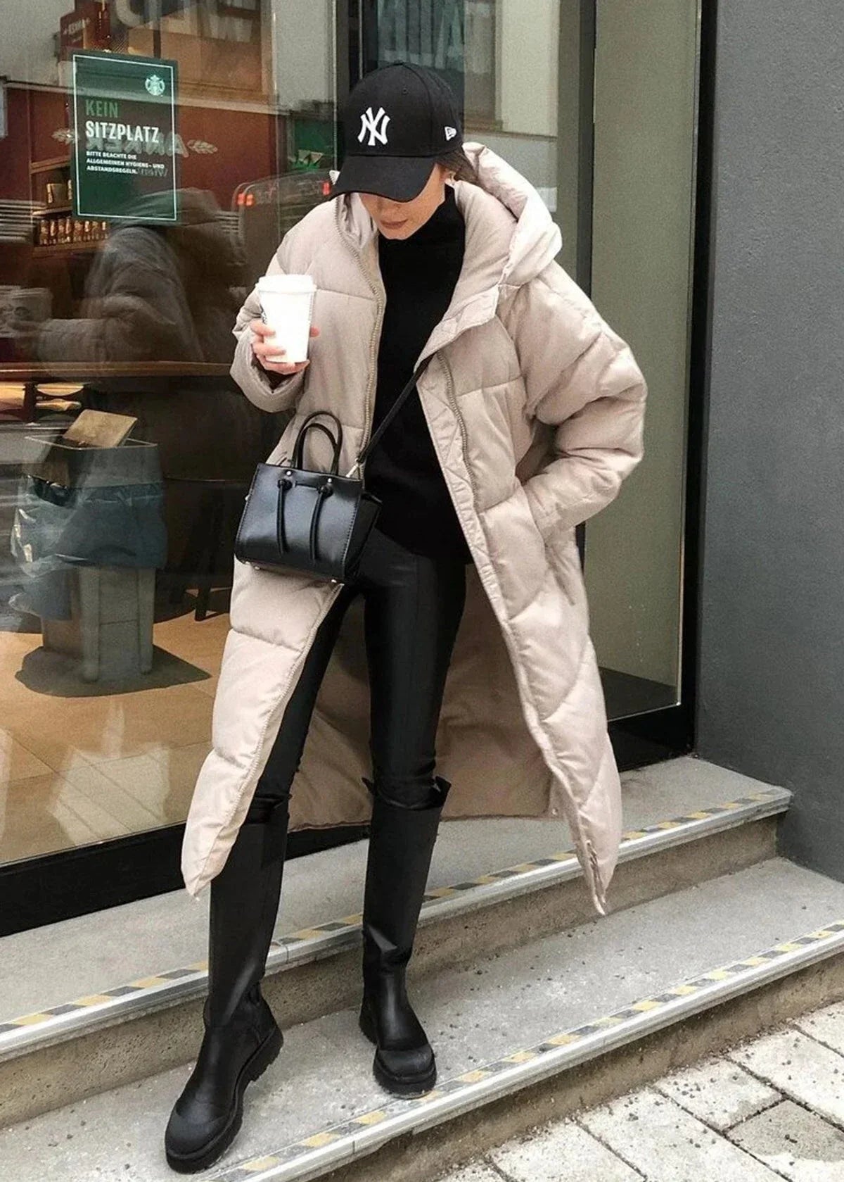 Vivienne | Lång Vinterrock Dam – Maximal Värme Och Elegant Stil 7