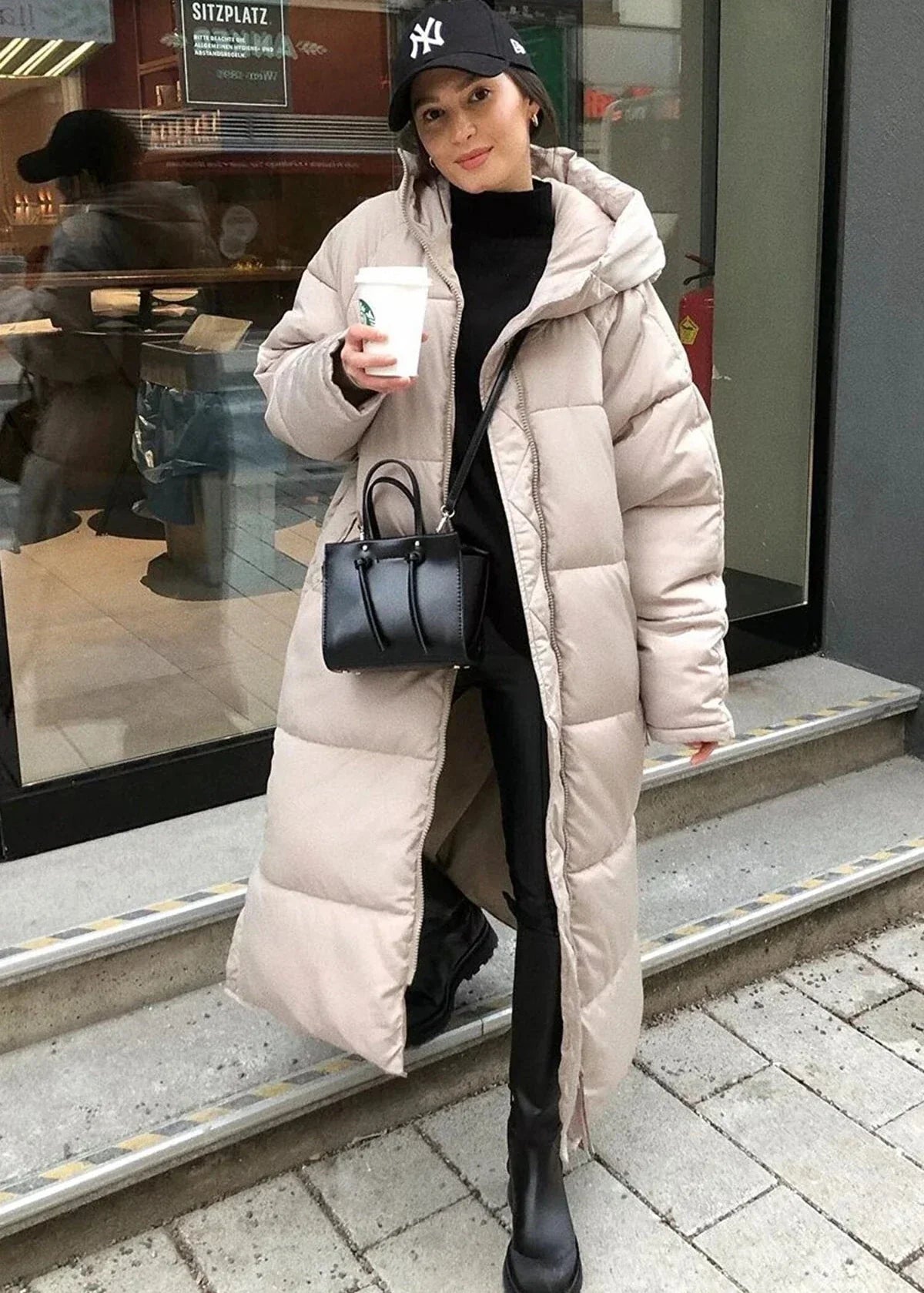 Vivienne | Lång Vinterrock Dam – Maximal Värme Och Elegant Stil 11