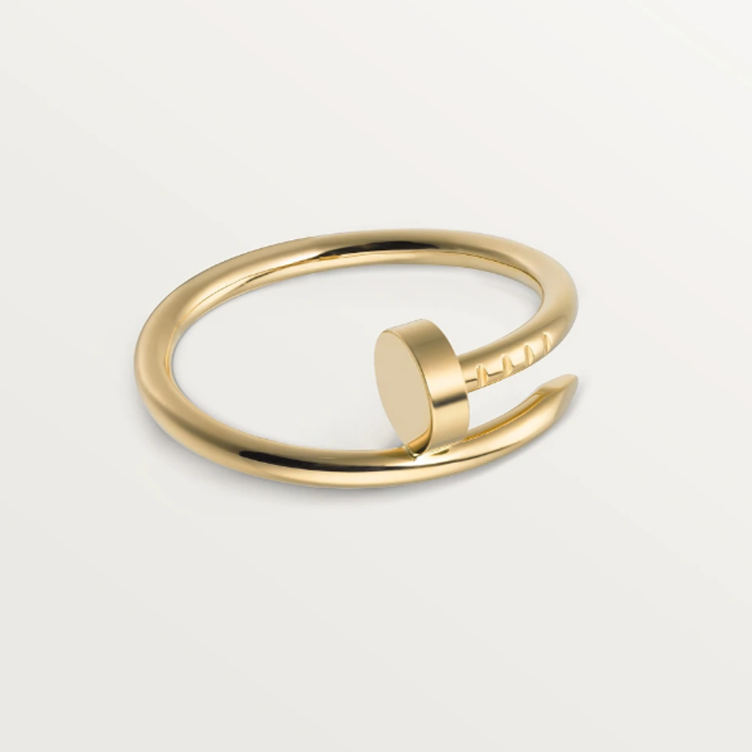 Clou Ring - Elegant 925 Sterling Silver with 18K Gold Finish-2