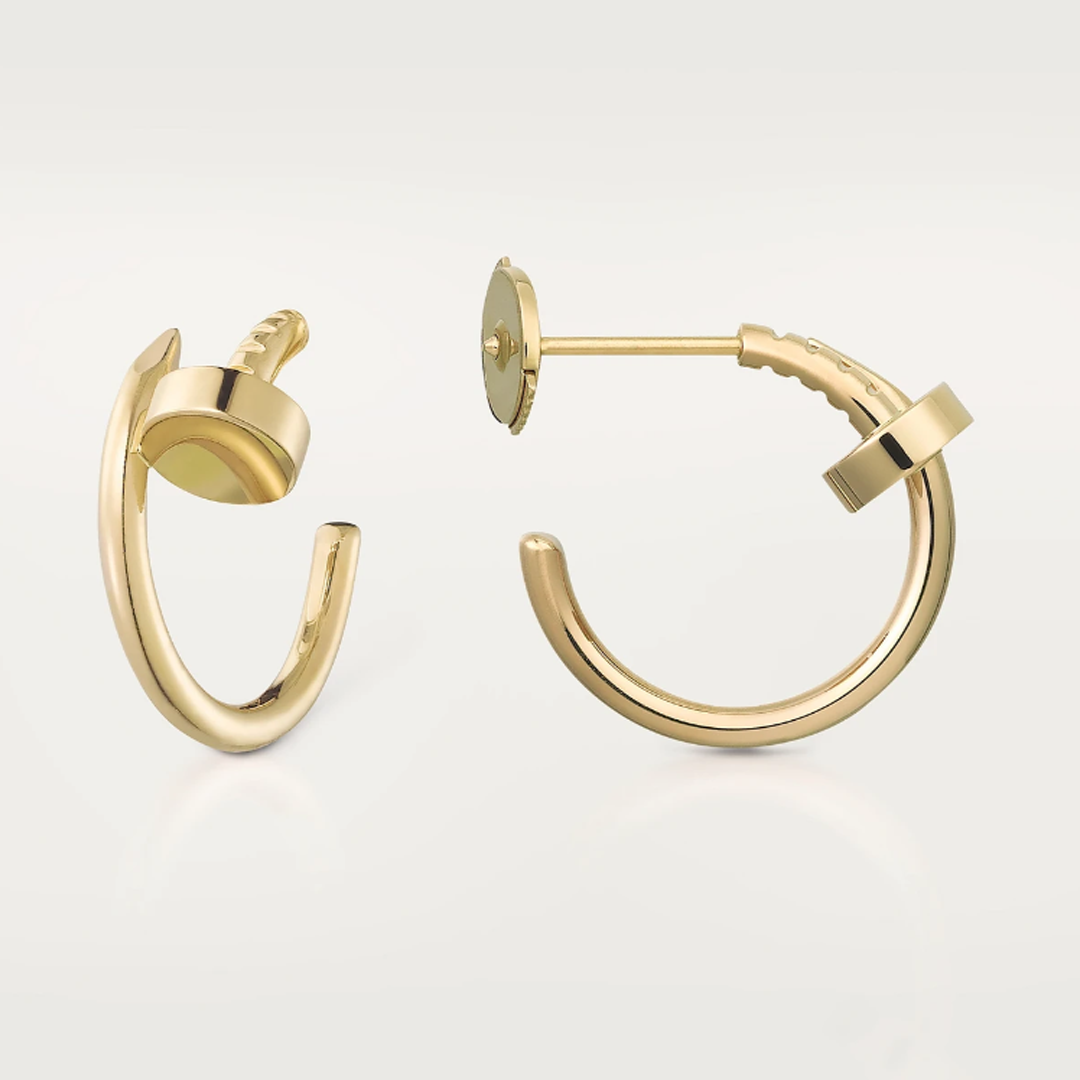 Gold Earrings for Women - Timeless Elegance in 925 Sterling Silver-4