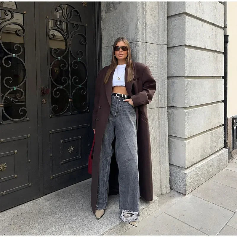 Venetia | Lång Kappa Dam – Tidlös Design och Lyxigt Material 4