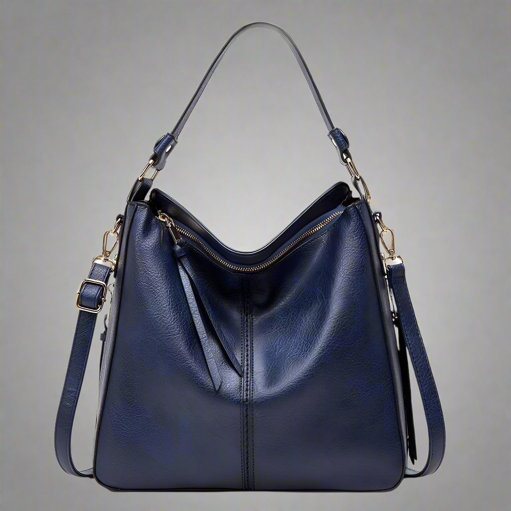 Karin | Elegant Läderhandväska Dam – Rymlig Design Med Flera Fack 16