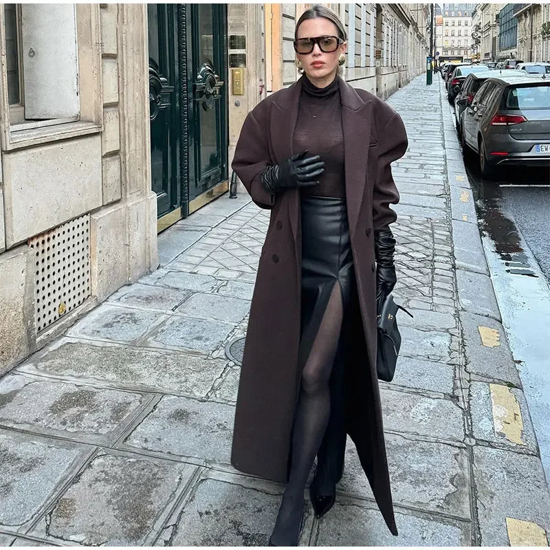 Venetia | Lång Kappa Dam – Tidlös Design och Lyxigt Material 1