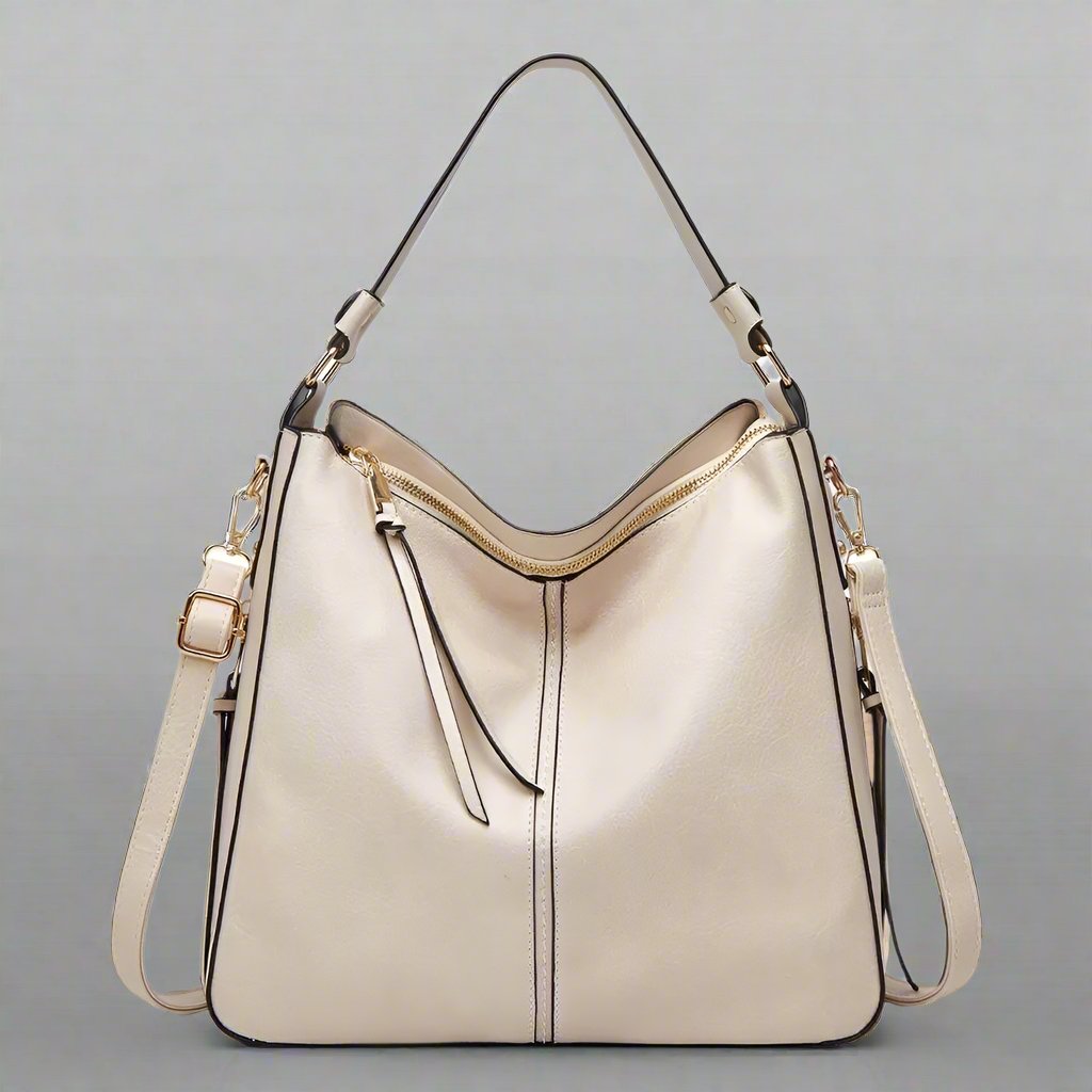 Karin | Elegant Läderhandväska Dam – Rymlig Design Med Flera Fack 13