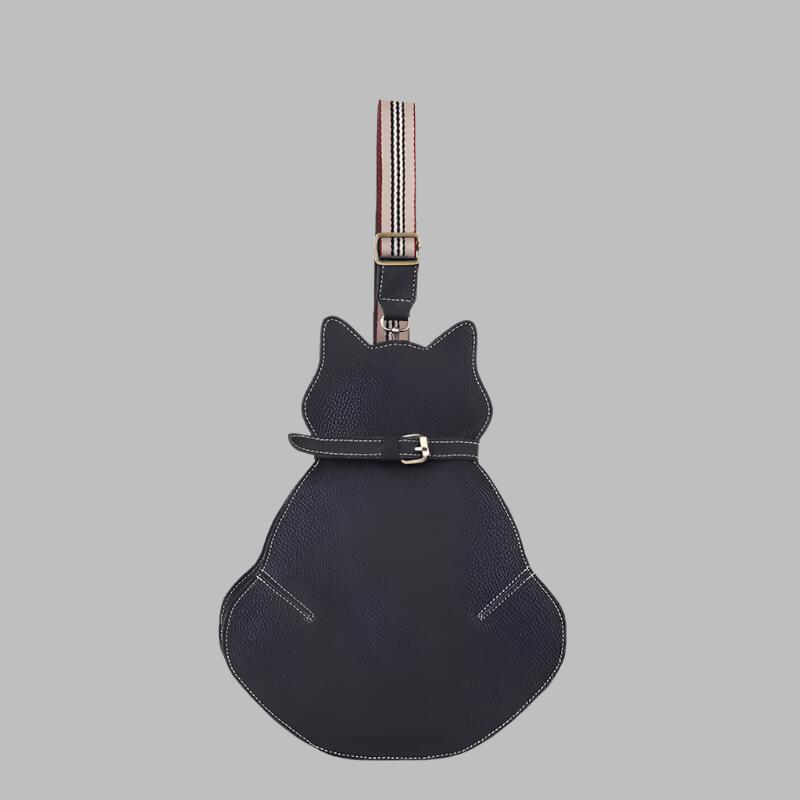 Katja | Chic Handväska För Kattälskare – Veganläder Med Unik Design 9