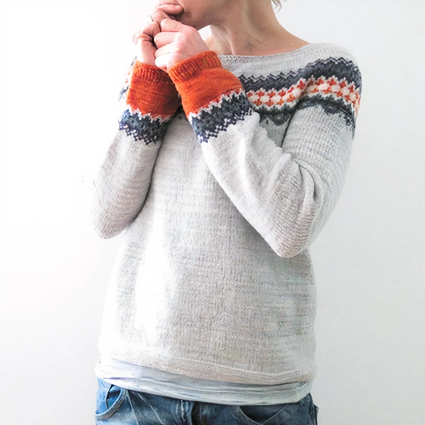 Elise | Elegant Stickad Tröja Dam För Oöverträffad Komfort Och Stil-3