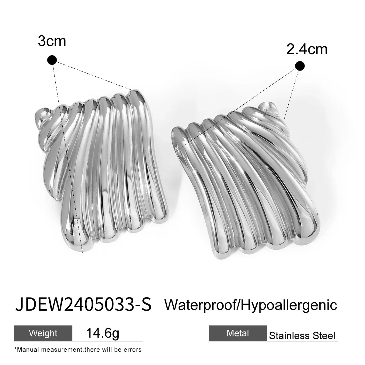 Bijoux | Eleganta Stål Örhängen För Modern Stil 6