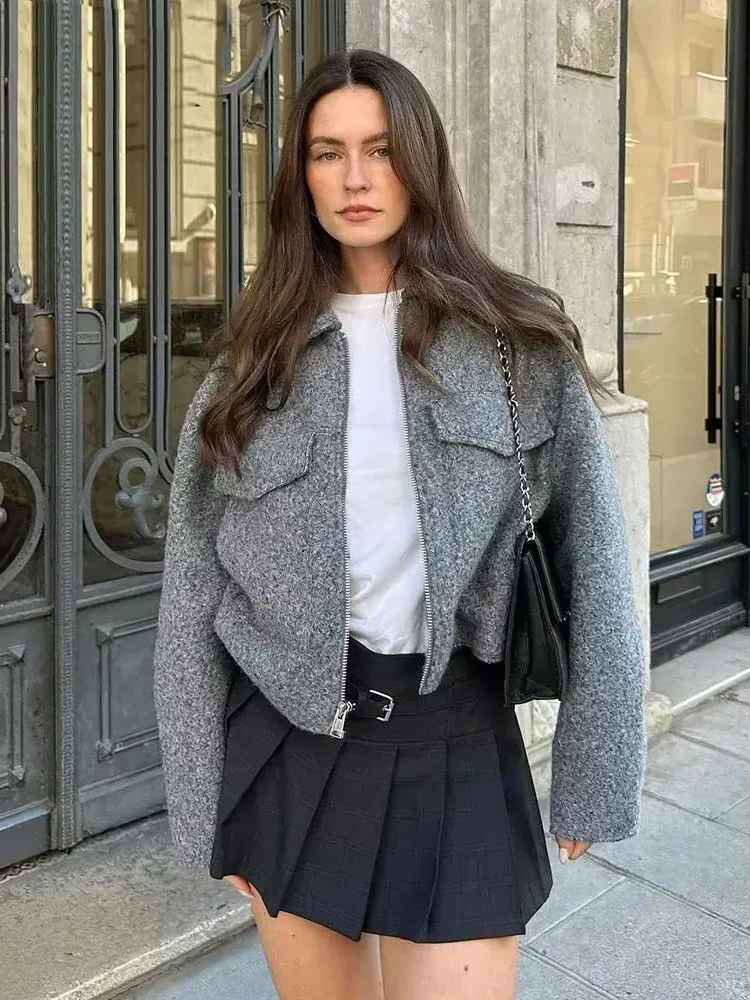 Talia | Chic Höstjacka Dam – Ulllook för Modern Stil och Komfort 1