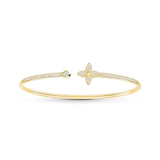 Ester Silver Bangle Bracelet - Elegant Design for Everyday Wear-1