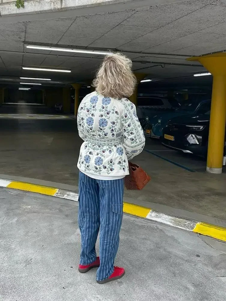 Unik | Quiltad Kappa – Bälte För Stil Och Värme 5