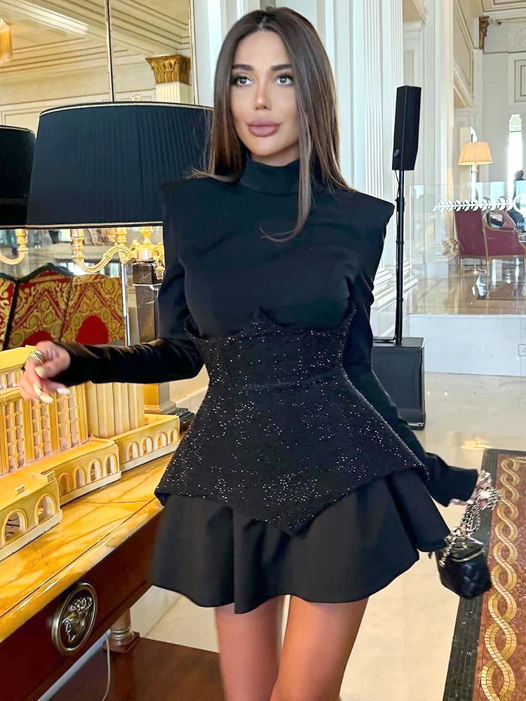 Orianel | Vit Paljettklänning Dam – Skimrande Effekt För Festliga Tillfällen 3