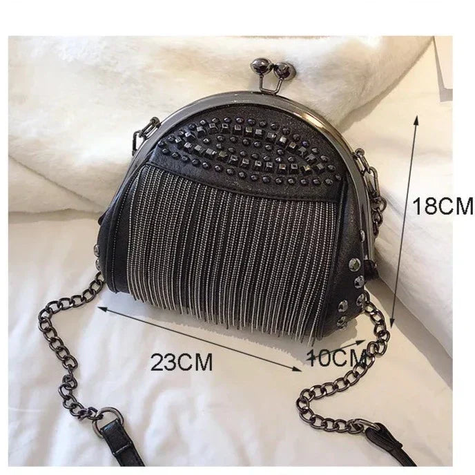 Manon | Svart Handväska Dam – Handgjort Veganskt Läder för Stiliga Tillfällen 6