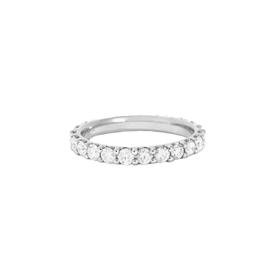 Abby Classic Ring - Elegant 925 Sterling Silver, Timeless Style-1