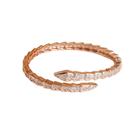 Roségold Serpentine Bracelet - Timeless Elegance for Any Occasion-1