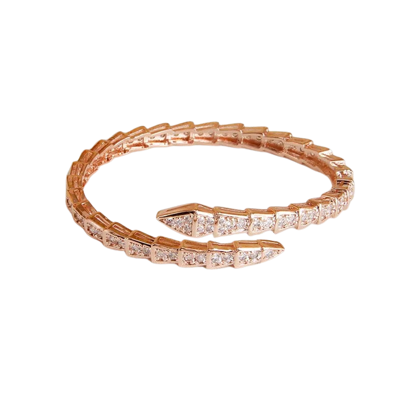 Roségold Serpentine Bracelet - Timeless Elegance for Any Occasion-2