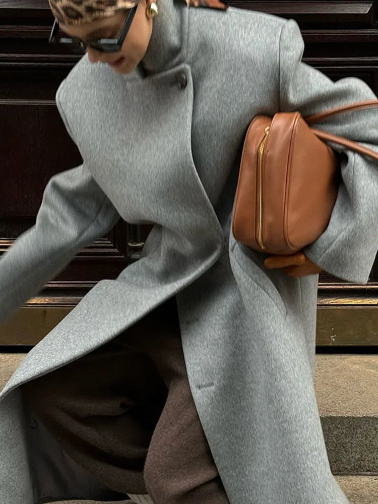 Ariana | Chic Ull Överrock – Beskurna Fickor För Eleganta Kyliga Dagar 6