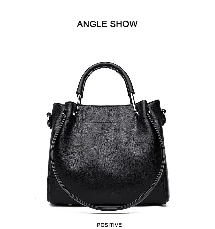 Toine | Vintage Handväska Dam – Läder med Tidlös Elegans och Rymlig Design 6