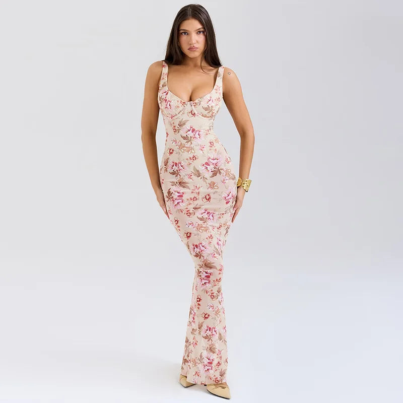 Zenia | Elegant Damklänning – Hög Slits För Fest Och Bröllop 3