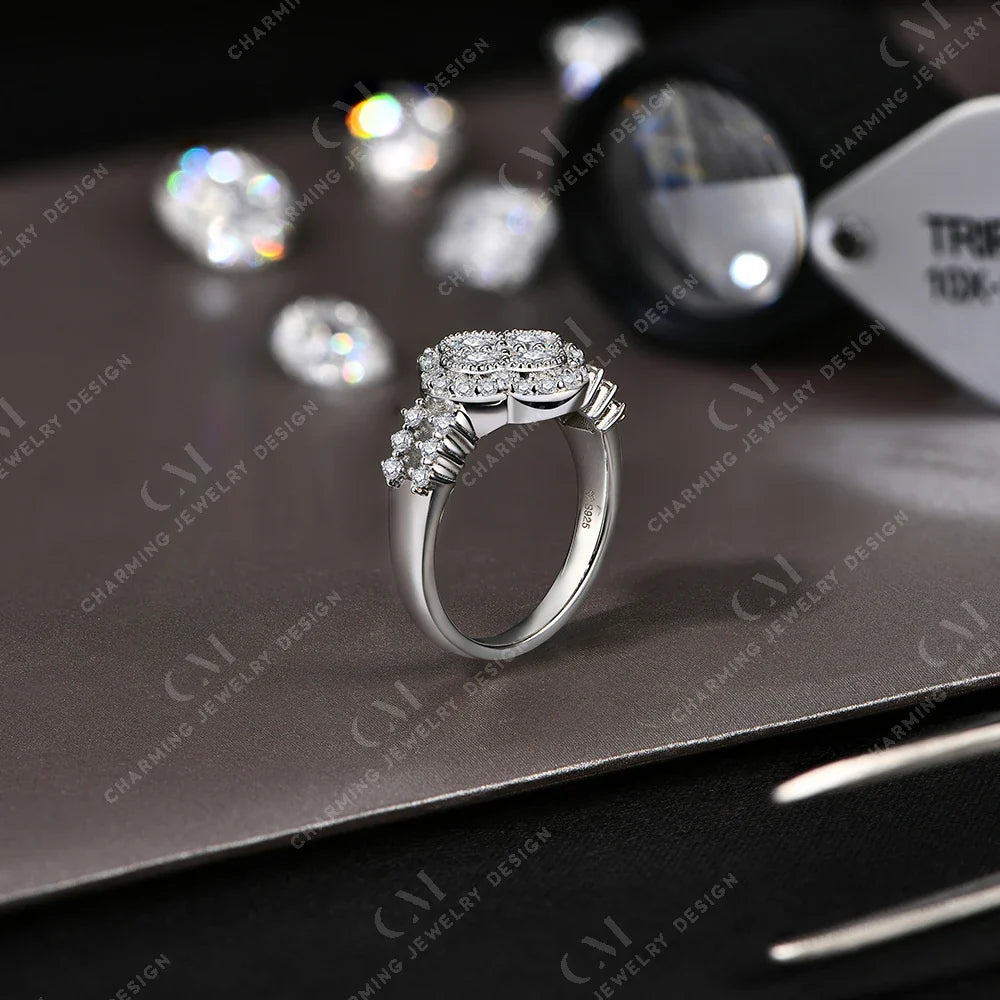 Urbana | Lyxig Silverring – Rund Klippt För Tidlös Elegans och Stil 3