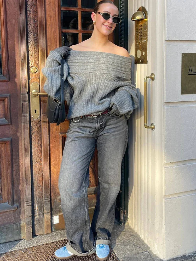 Althea | Elegant Off-Shoulder Skivtröja – För En Smickrande Silhuett 2