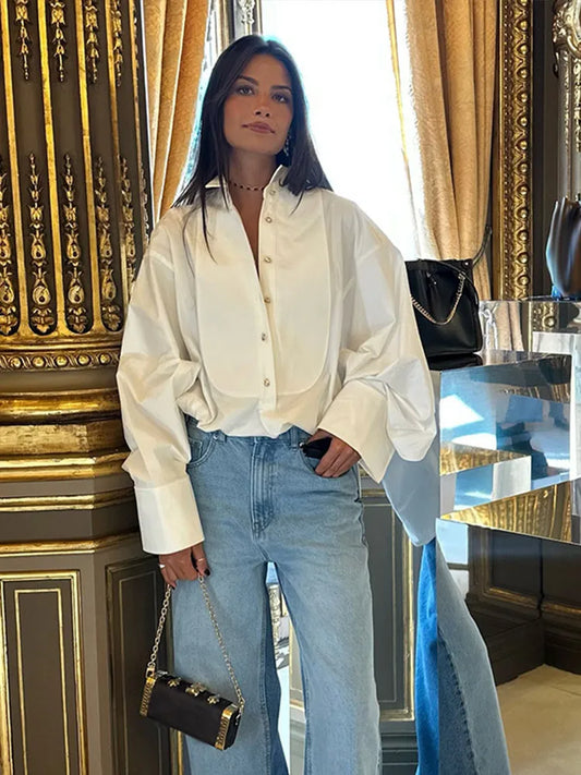 Stina | Elegant Överdimensionerad Skjorta – För Alla Tillfällen 1