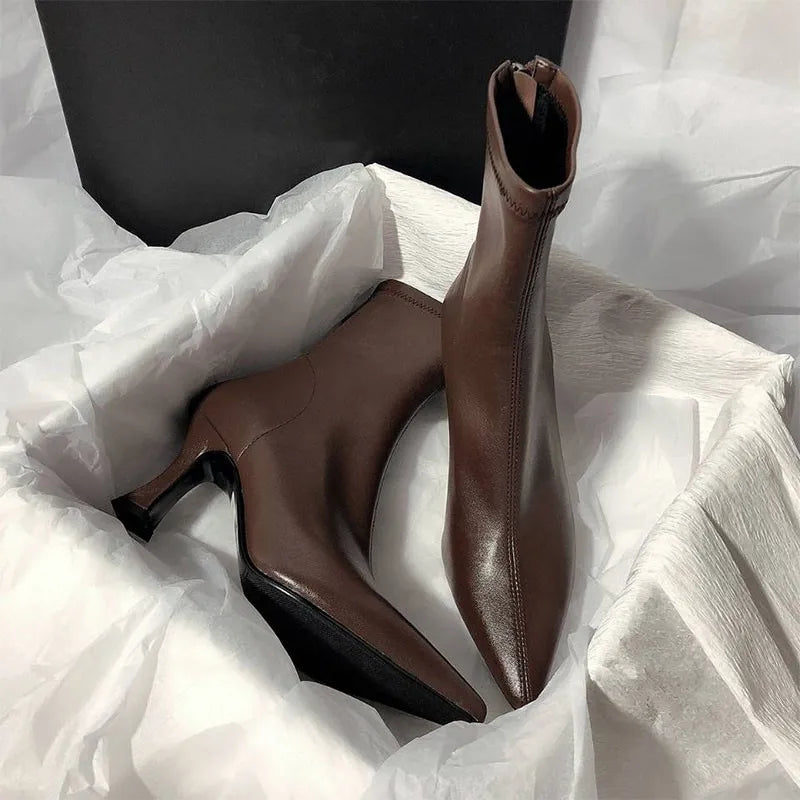 Celeste | Eleganta Stövlar Dam – Med Blixtlås För Stil Och Komfort 5