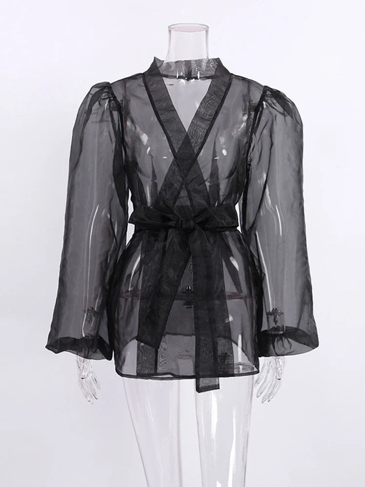 Stephanie | Elegant Chiffongblus För Dam – Perfekt För Alla Tillfällen 7