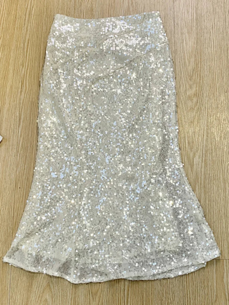 Sakura | Elegant Paljettdesignkjol – För Glamorösa Tillfällen 3