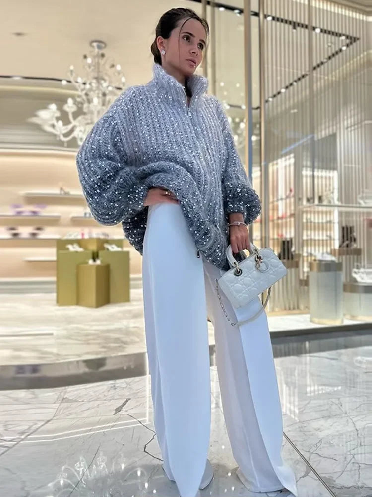 Georgiana | Sequin Knit Sweater