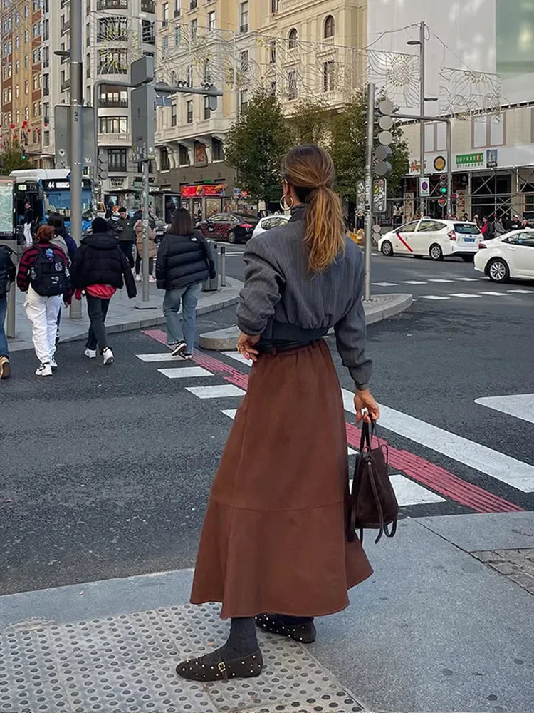 Blazer | Women's Striped Blazer – Size M Polyester 4