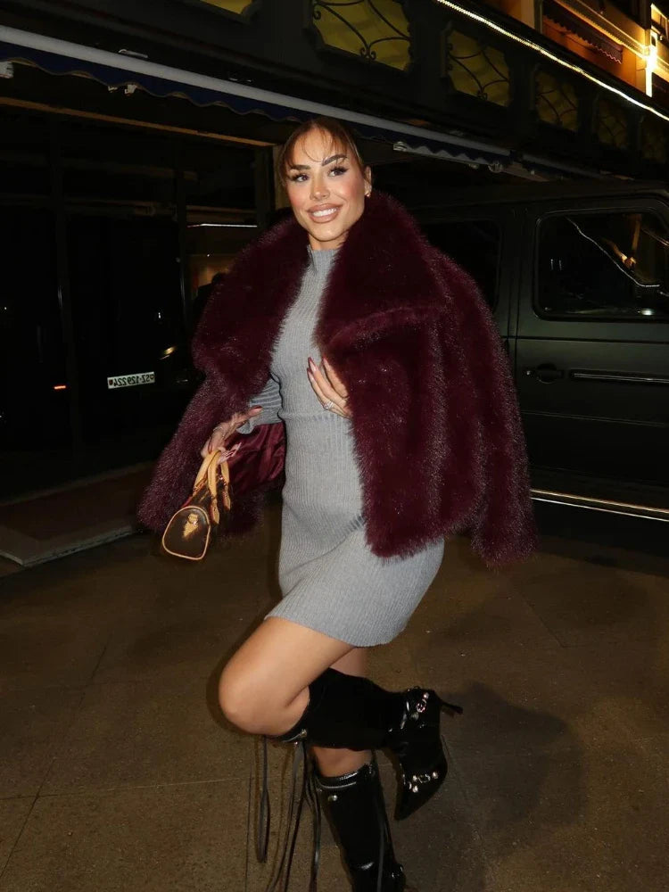 Bexley | Lyxig Faux Pälsbomberjacka Dam För Stil Och Värme 5