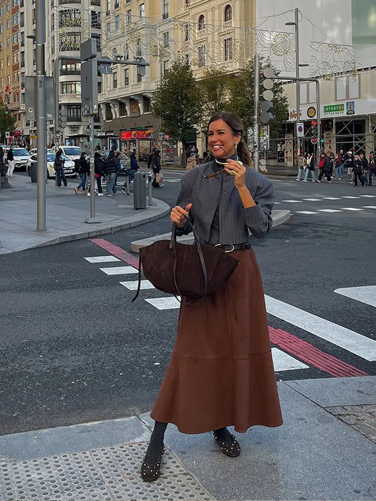 Blazer | Women's Striped Blazer – Size M Polyester 3