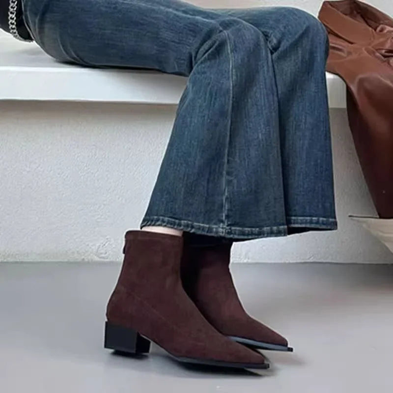 Ulyana | Eleganta Leopardmönstrade Skor – Spetsig Tå För Kontorslooks 4