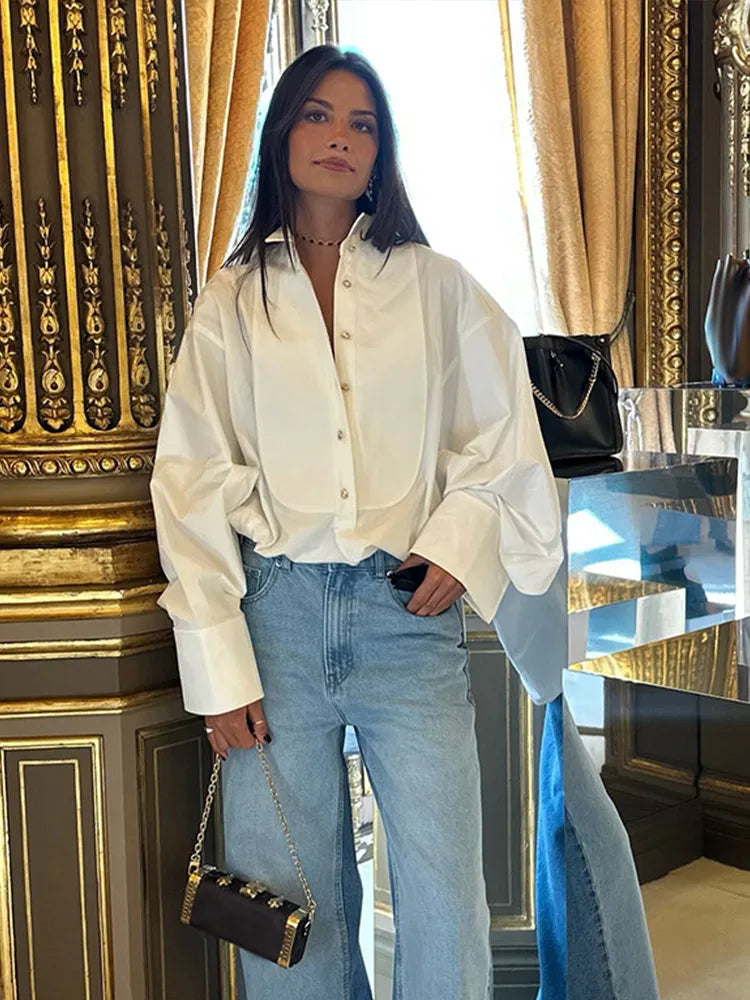 Salma | Elegant Chiffongskjorta – Bekväm Stil för Alla Tillfällen 5