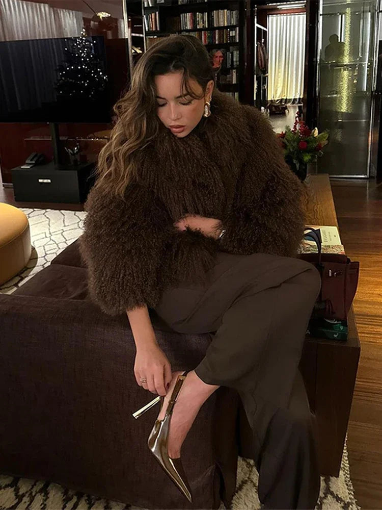 Calla | Snygg Fuskpälsrock – Mjuk Och Fluffig Design För Vintergarderoben 7