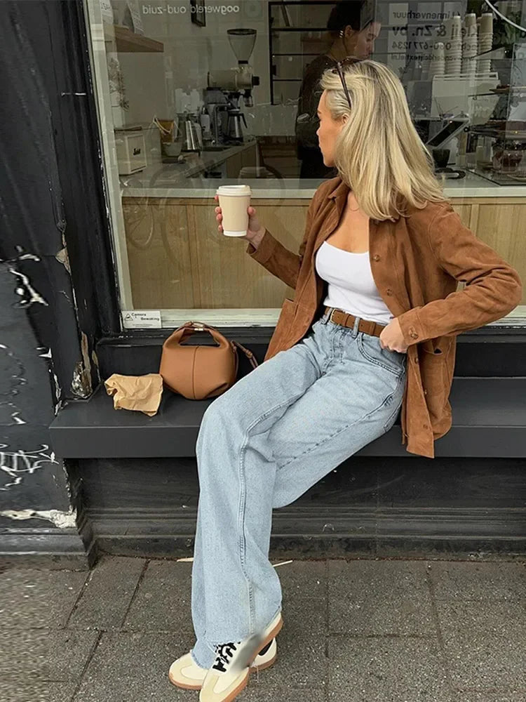 Urielle | Lyxig Mockaskjorta – För En Avslappnad Stil och Elegant Look 6