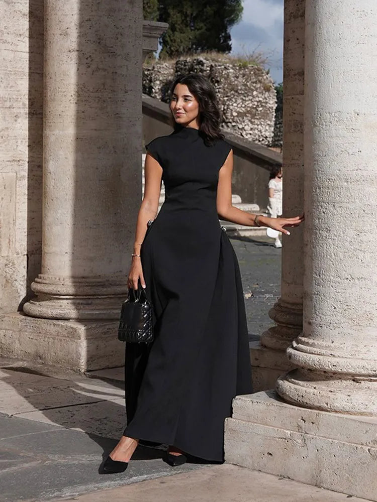 Zara | Elegant Ärmlös Klänning Dam – Hög Midja För Festliga Tillfällen 4