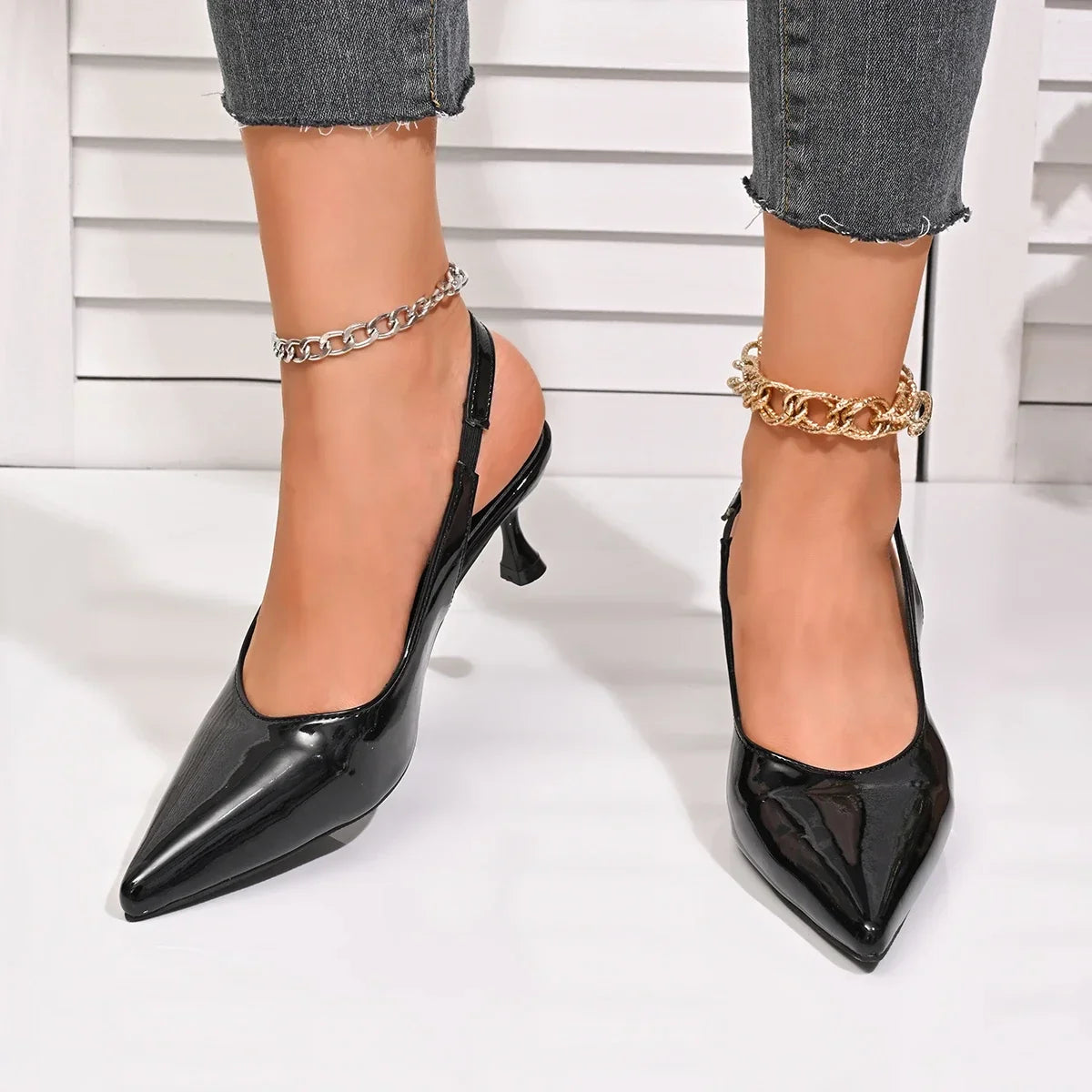 Allegra | Eleganta Spetsiga Tå Sandaler Dam – För Alla Tillfällen 4