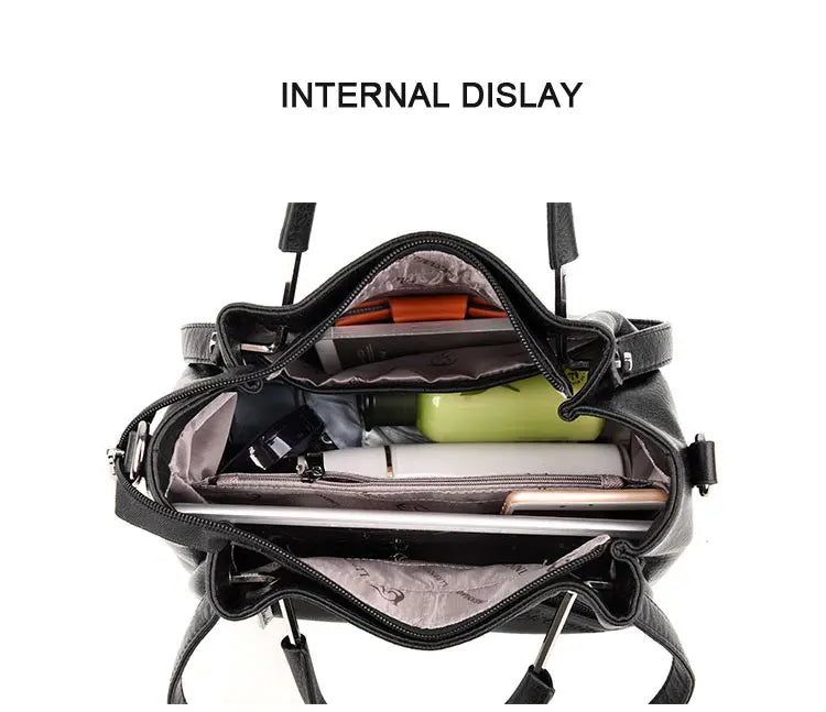 Toine | Vintage Handväska Dam – Läder med Tidlös Elegans och Rymlig Design 9