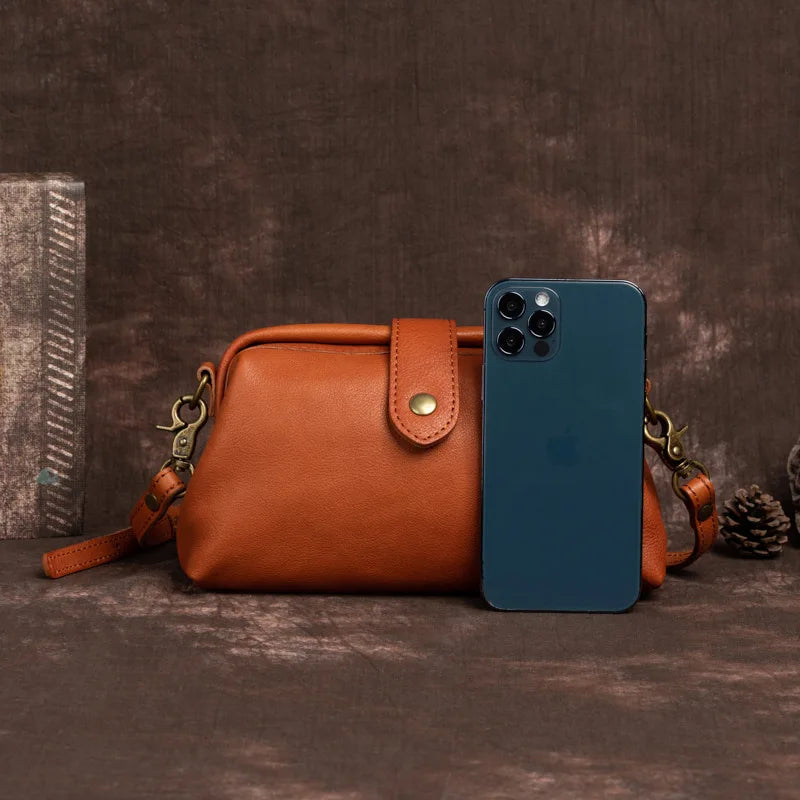 Jet | Handgjord Läder Axelväska Dam – Vintage Tidlös Elegans 3