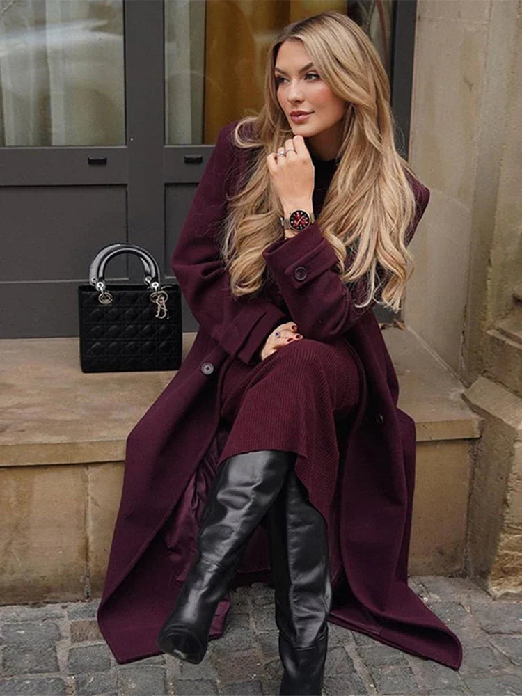 Alliana | Tidlös Vintagejacka Med Bälte För Eleganta Stunder 2