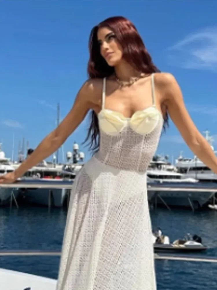 Noelle | Elegant Sommarklänning – Blommönster För Fest Och Bröllop 7