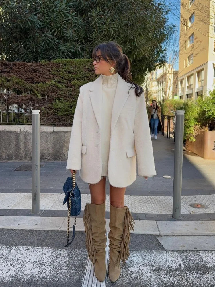 Donny | Elegant Långärmad Kappa – Ullblandning För Kalla Dagar 3