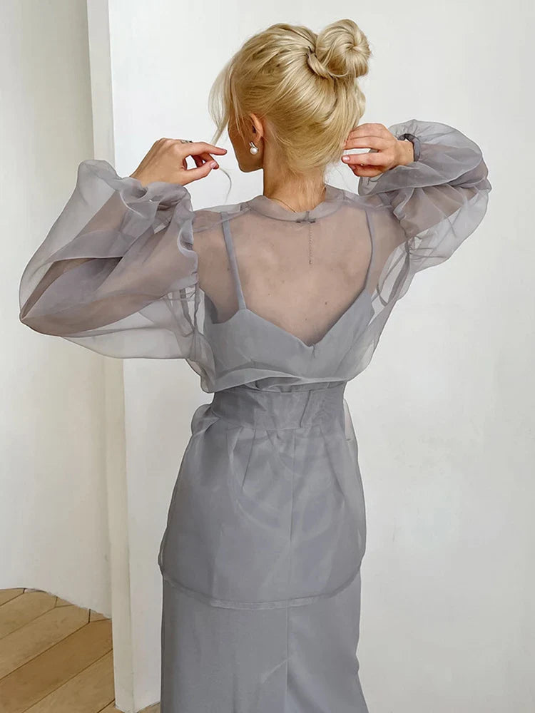 Stephanie | Elegant Chiffongblus För Dam – Perfekt För Alla Tillfällen 4