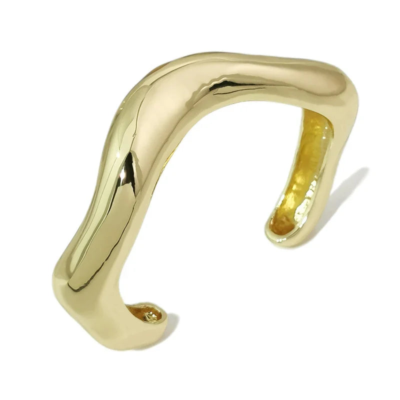 Blom | Gotiskt Brett Armband – Oregelbunden Unik Design För Djärv Look 6