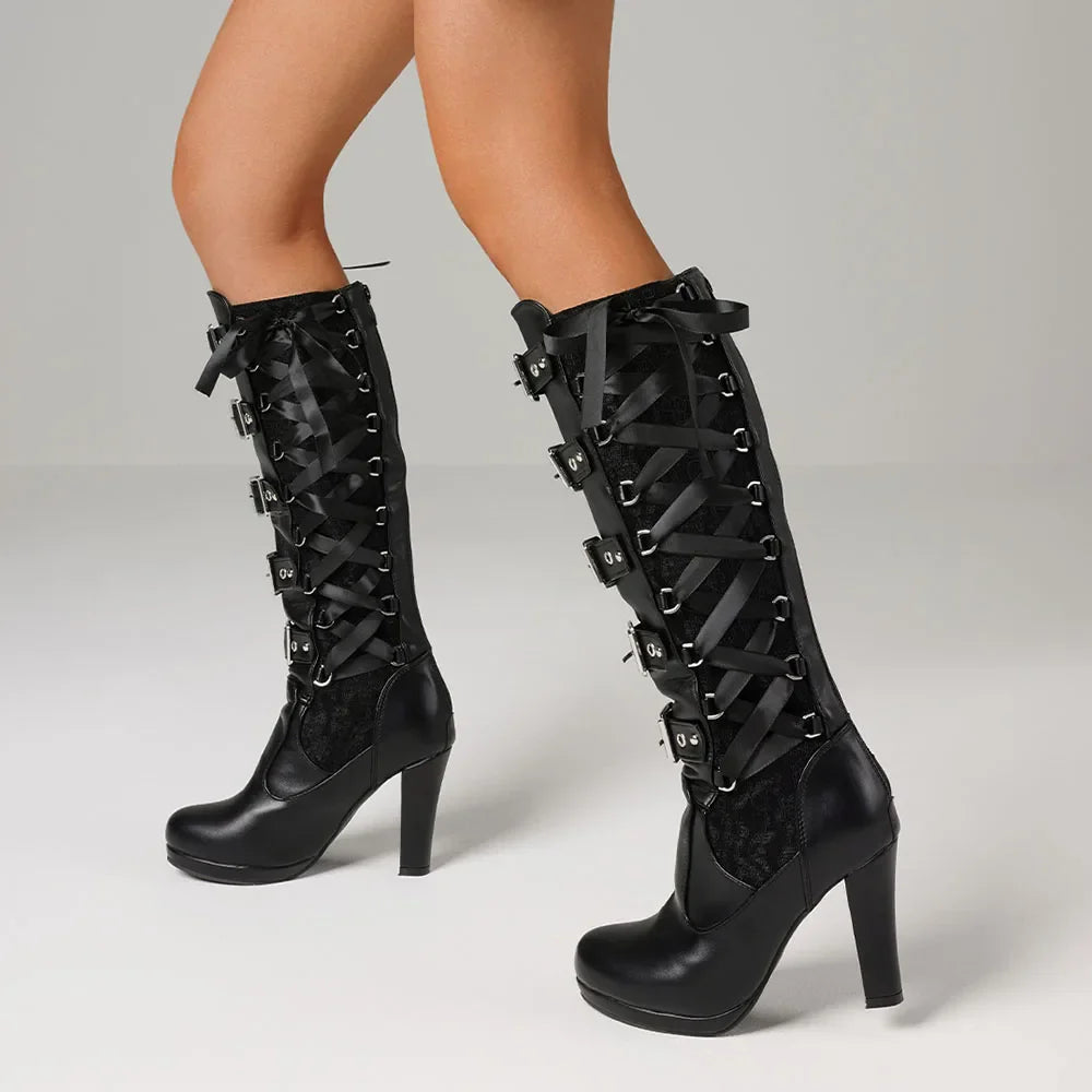 Uvila | Stilsäkra Plattformsstövlar – Komfort Och Elegans 5